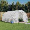 Greenhouse with Steel Frame White 12 m² 4 x 3 x 2 m