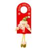 Unique Christmas Door Handle Hanger Christmas Series Figurine Door Hangings Comfortable Easy Install Festival Decors