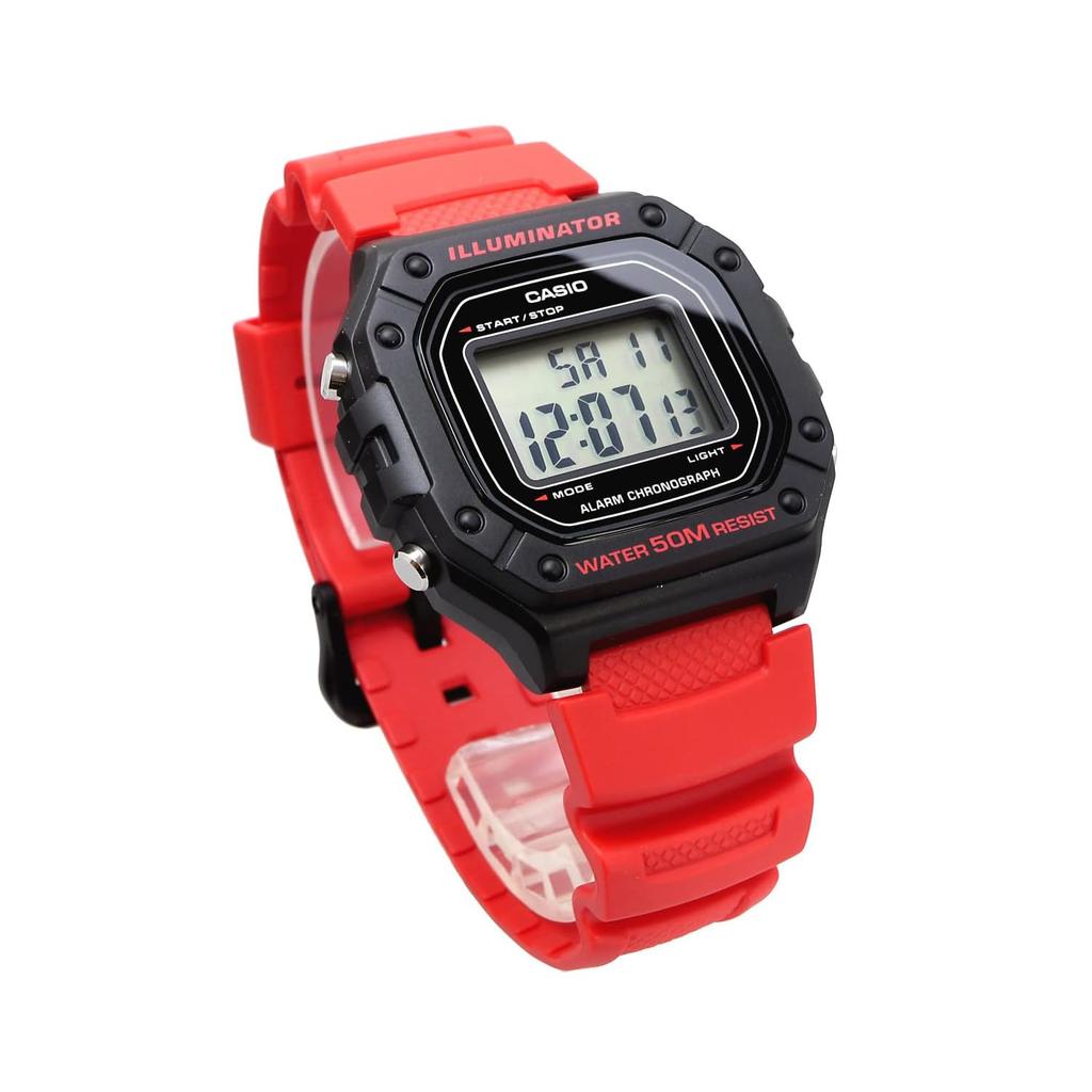 CASIO CASIO Standard Digital Watch W-218 Series Men's Women's Cheap Casio Chippcasi Overseas Model, Standard