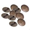 4x3cm Brooch Back Button Disk Base Pad 10pcs Copper , Bronze
