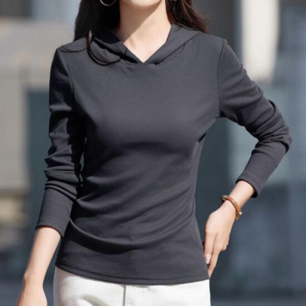 Navava Women Casual Long Sleeve Hooded T shirT nT2260