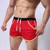 Men Color Block Summer Sports Gym Drawstring Shorts Beach Pants Swimming Trunks