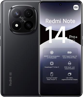 Смартфон Xiaomi Redmi Note 14 Pro+ 256GB Midnight