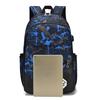 3PCS Camouflage Print Backpack Set School Bag for Teen Boys and College Students with USB Port