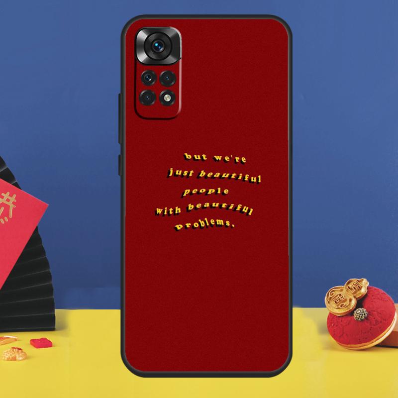 Красный эстетичный чехол для телефона для Xiaomi Redmi Note 14 Pro 13 12 9 10 11 15 Pro Plus 10C 12C 13C 14C 15C