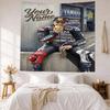 Jorge Lorenzo Custom Your Name Wall Decor Tapestry Art For Pet Memorial Birthdaywedding Party Backdrop Family Gift
