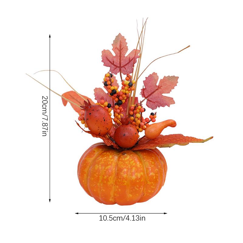 Осенний урожай Хэллоуин тыква украшение праздничная вечеринка настольное украшение осень офис дом окно декоративный реквизит подарок