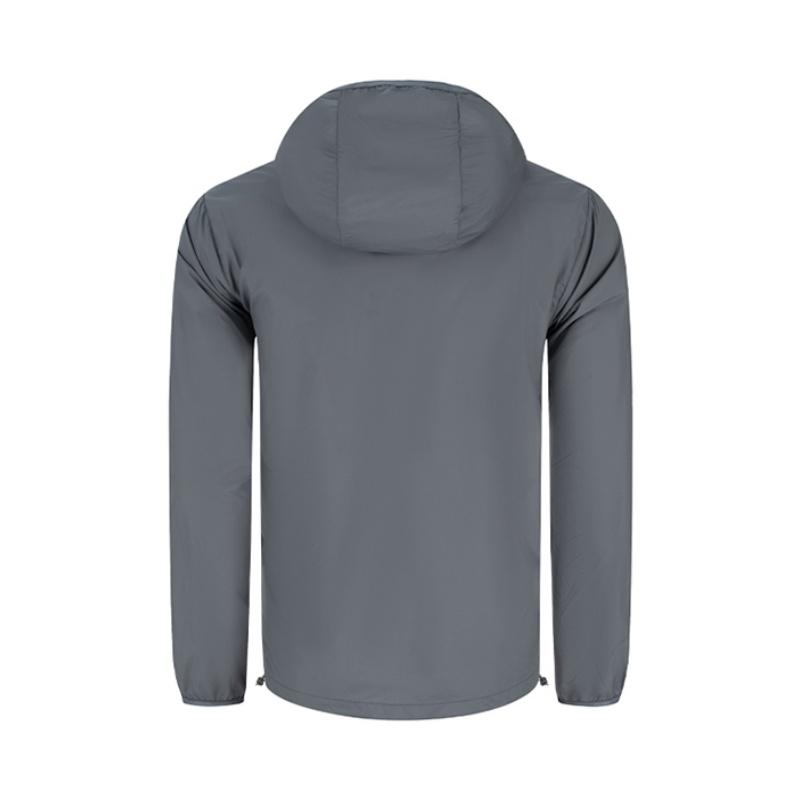 Asics Sports Lifestyle Series Hooded Zipper Solid Color Long Sleeve Jacket Men Jackets Dark-Gray 2011D426-021