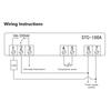 STC-100A Digital Temperature Controller AC220V Thermostat Intelligent Temperature Regulator Refrigeration Heating Thermostat
