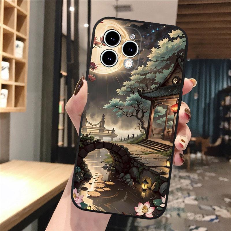 Удивительный чехол для телефона с пейзажем для iPhone 15 14 Pro Max 13 12 11 Pro Max XSMax XR 12 13 mini 14 Plus