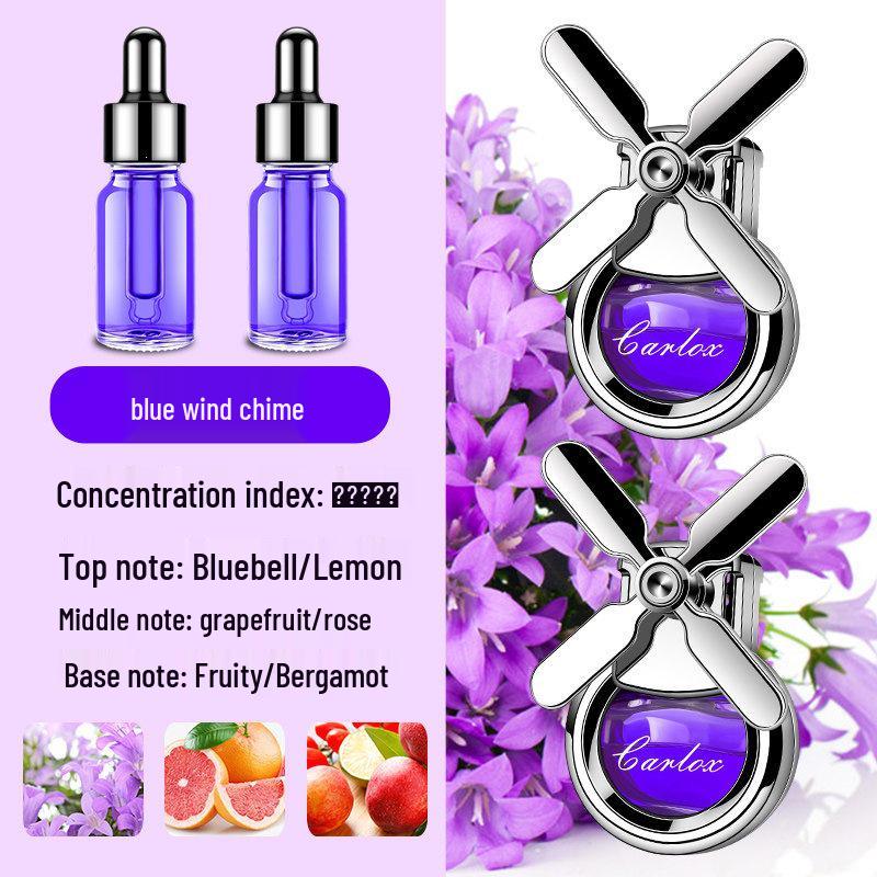 Perfect for car perfume, aromatherapy, air vent fan, luxury car décor, with a long-lasting light fragrance refill.