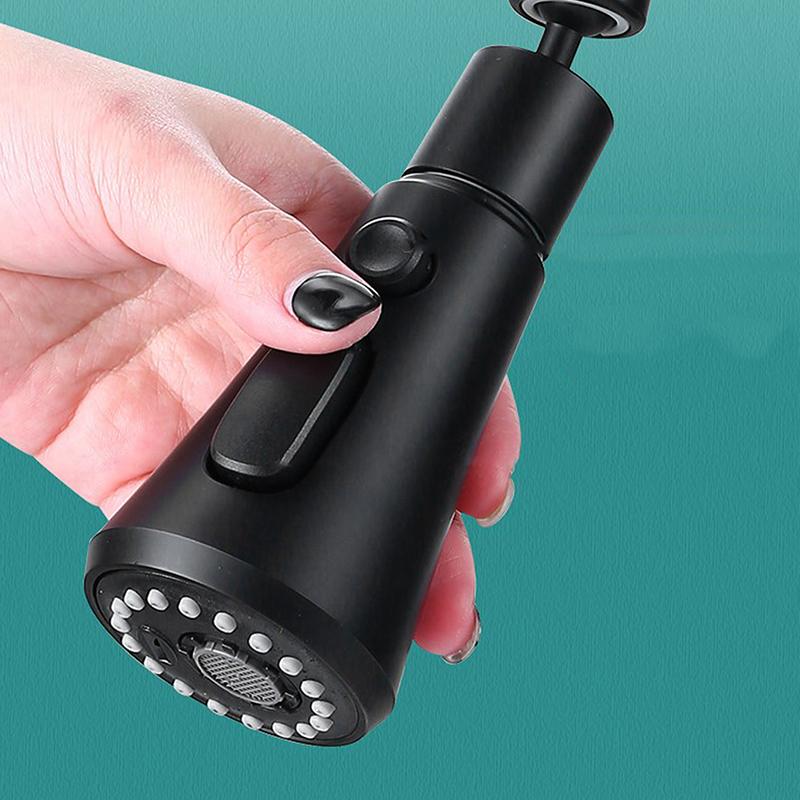 Универсальный вращающийся на 360° кухонный смеситель, удлинитель, аэратор, пластиковый фильтр от брызг, кухонный смеситель для умывальника, барботерная насадка