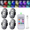 RGB Светодиодные Стробоскопы для Мотоцикла Сигнальный Огонь Светодиодная Вспышка Позиционный Беспроводной Свет Самолет Вертолет Предупреждающие Огни