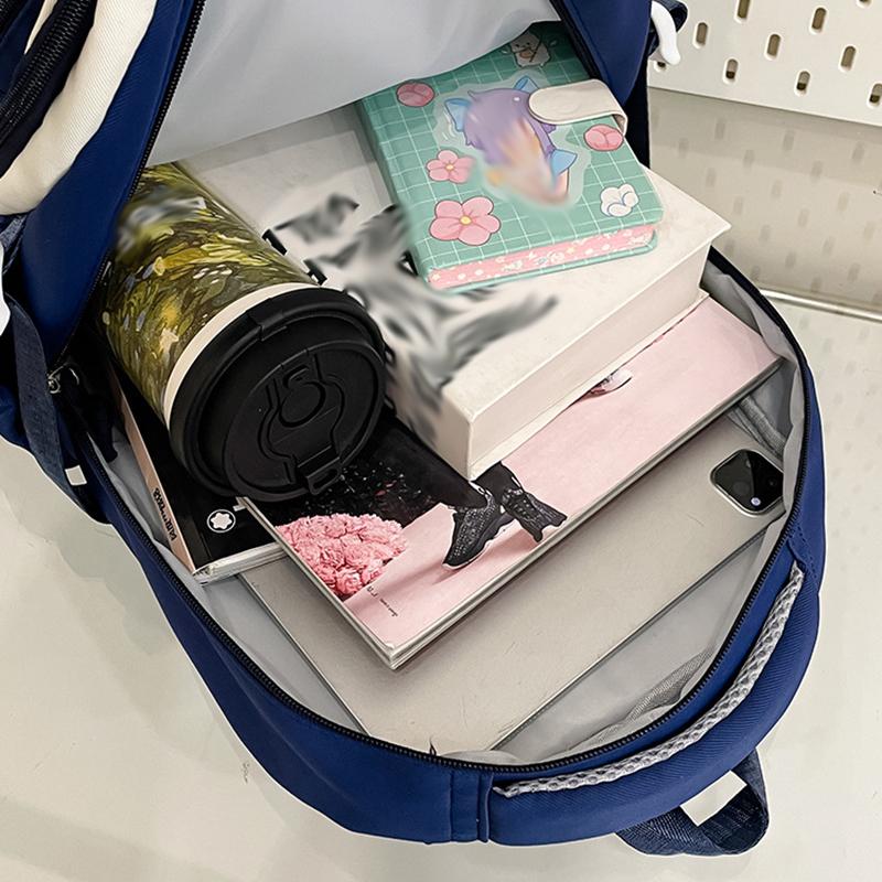 School Bag Backpack Student Labubu Backpack, Cute School Bag, Large Capacity, Light Weight, Children's Backpack