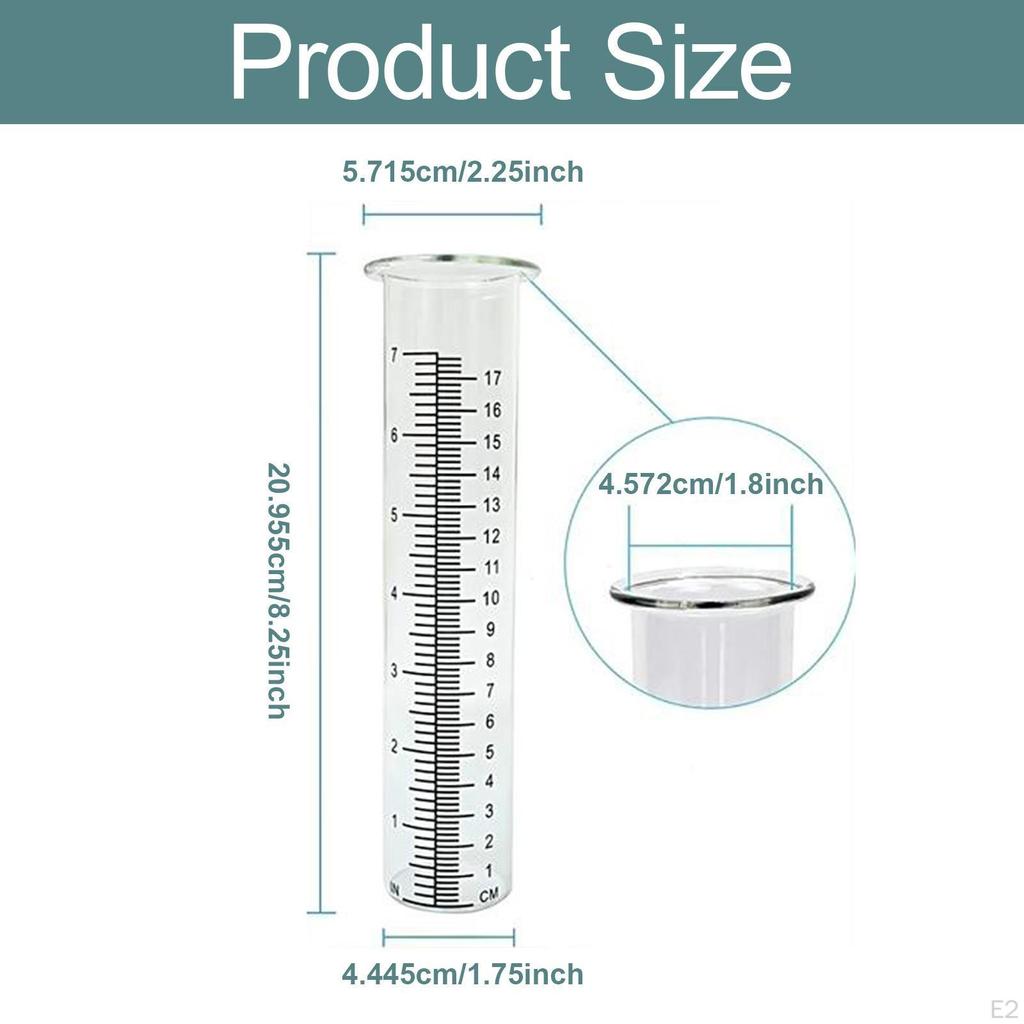 Дождемер Измерительный инструмент,Измерение осадков,Измеритель дождя, со шкалой для сада и газона