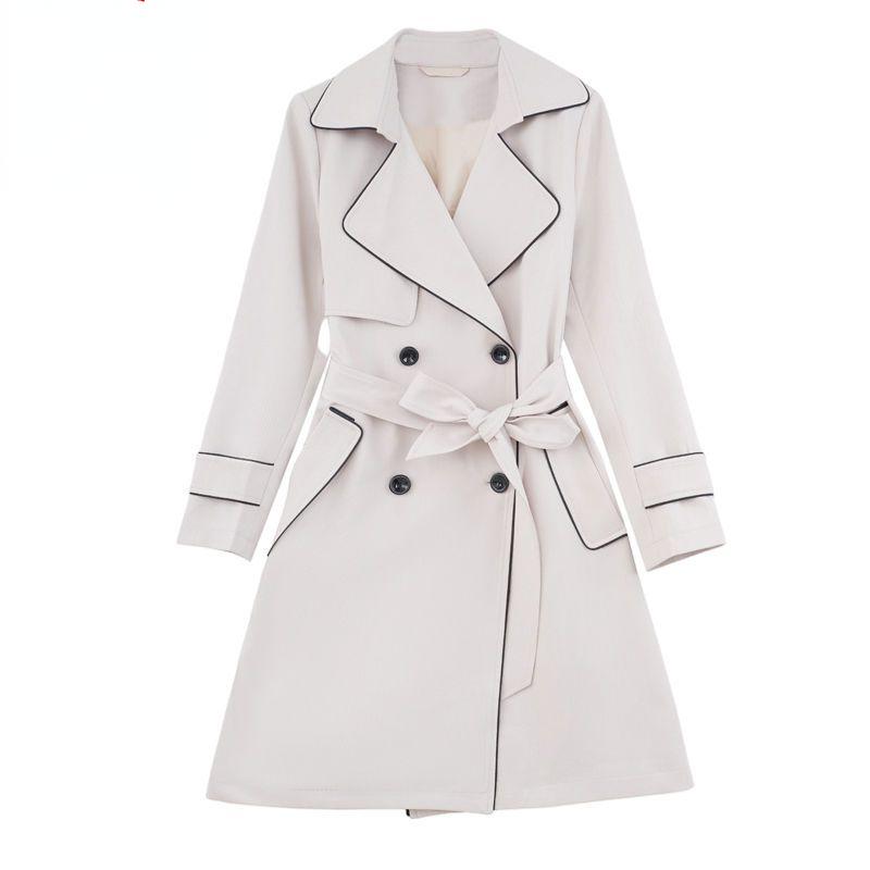 Элегантный и удобный тренч для женщин, свободная и дышащая весенняя одежда