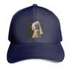 Vermeer girl with the pearl earring Baseball Cap Hat Unisex Luxury cute Thermal Visor Funny hats Caps For Unisex Womens