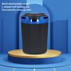 3W Luminous Car Ashtray with LED Light Lid Fireproof Smokeless Cigarette Ashtray for  