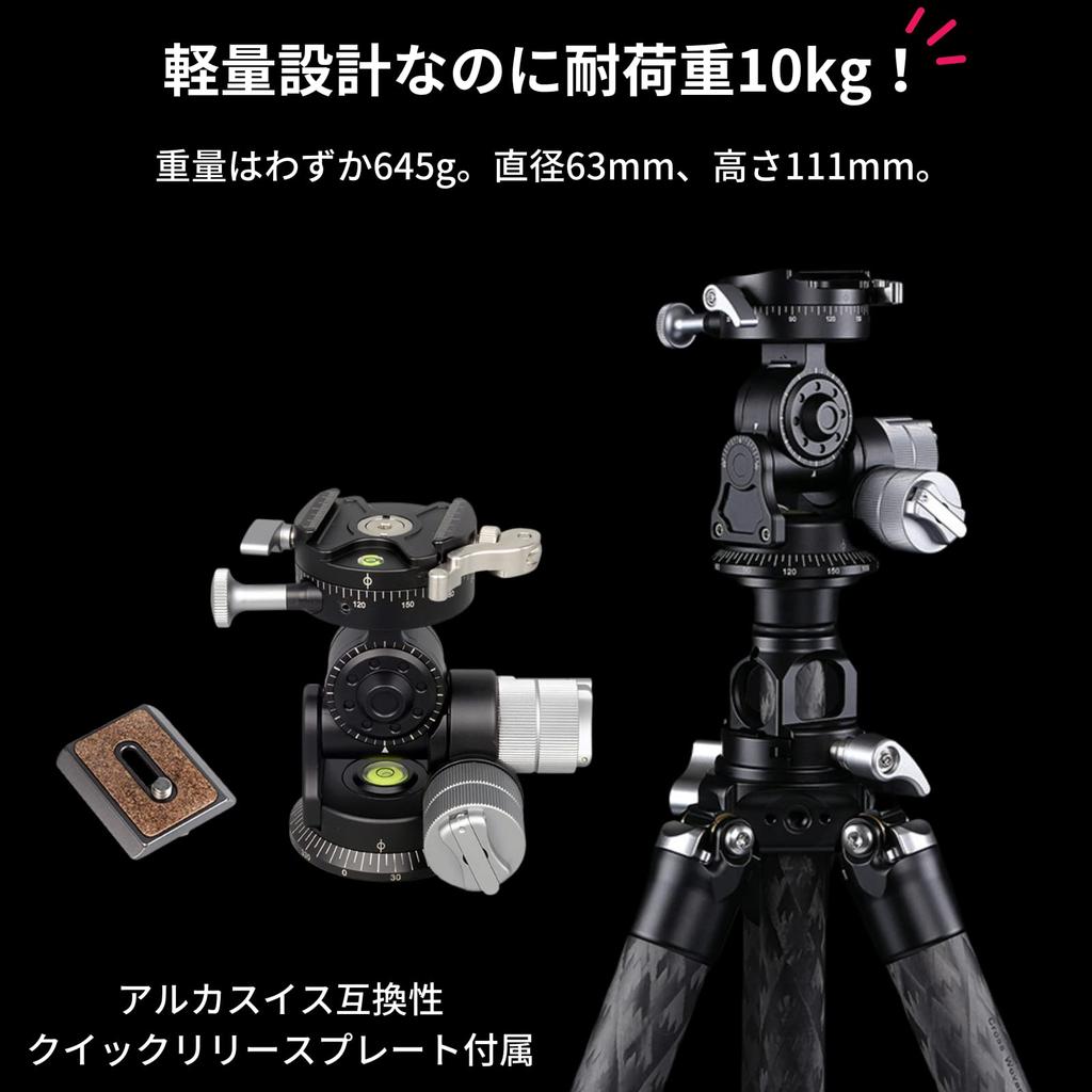 FOTOBETTER Штативная головка 4-сторонняя для камеры, совместимая с Arca Swiss GH4 Авторизованный эксклюзивный дистрибьютор