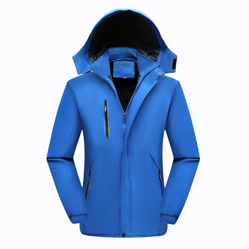 Мужская зимняя водонепроницаемая дышащая флисовая куртка для рыбалки