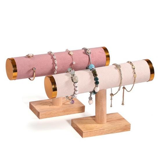 Watch Display Stand Bracelet Display Holder Stable Wooden Base Jewelry Shop Bangle Exhibition Storage