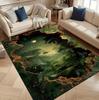 Enchanted Jungle Moonlight Design Carpet For Living Room Bedroom Area Rug Floor Mat Home Decoration Machine Washable