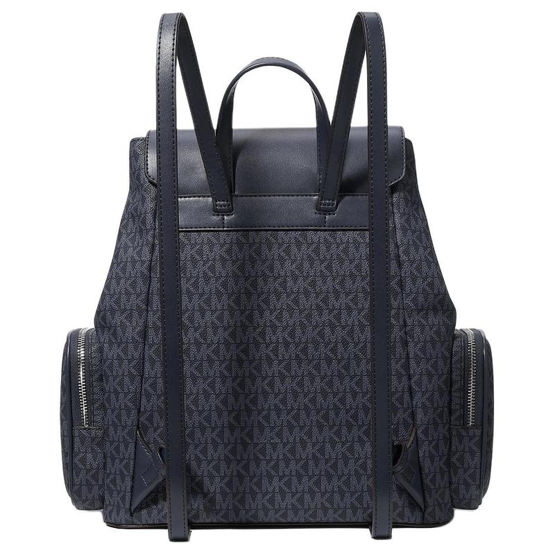 Michael Kors Рюкзак Jet Set с логотипом из покрытого холста, большой, женский, темно-серый