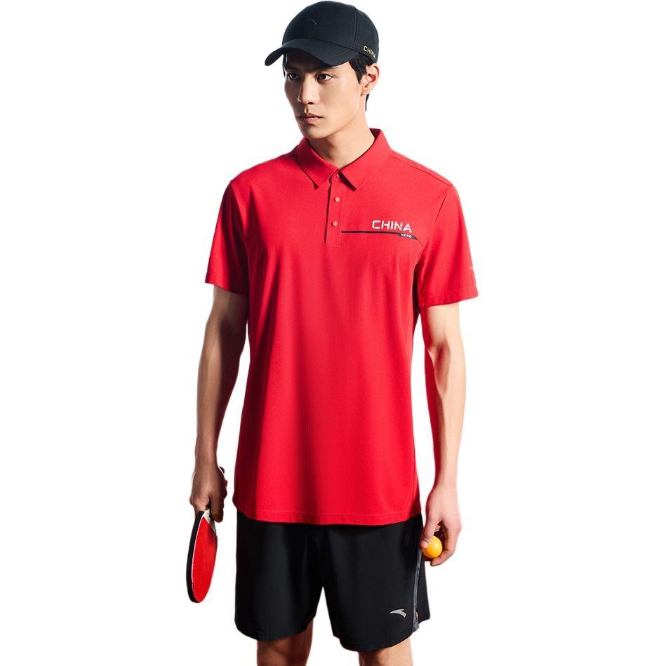 Anta Variety Training Collection Polo Shirt Men's Classic Red 152437101-2