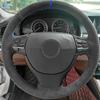 Car Steering Wheel Suede Leather Cover Trim For BMW 5 6 7 Series F10 F07 F11 2009-2017 F12 F13 F06 2011-2018 F01 F02