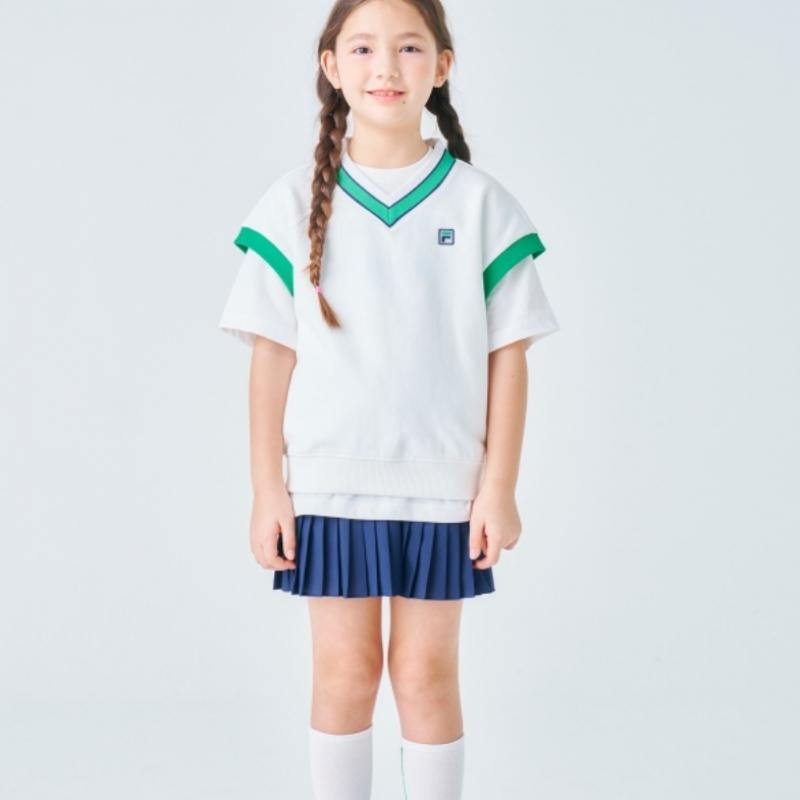 [fila Kids] Waffen Pleated Skirt Fk2skf1201f Did q0zFk2skf1201fDid