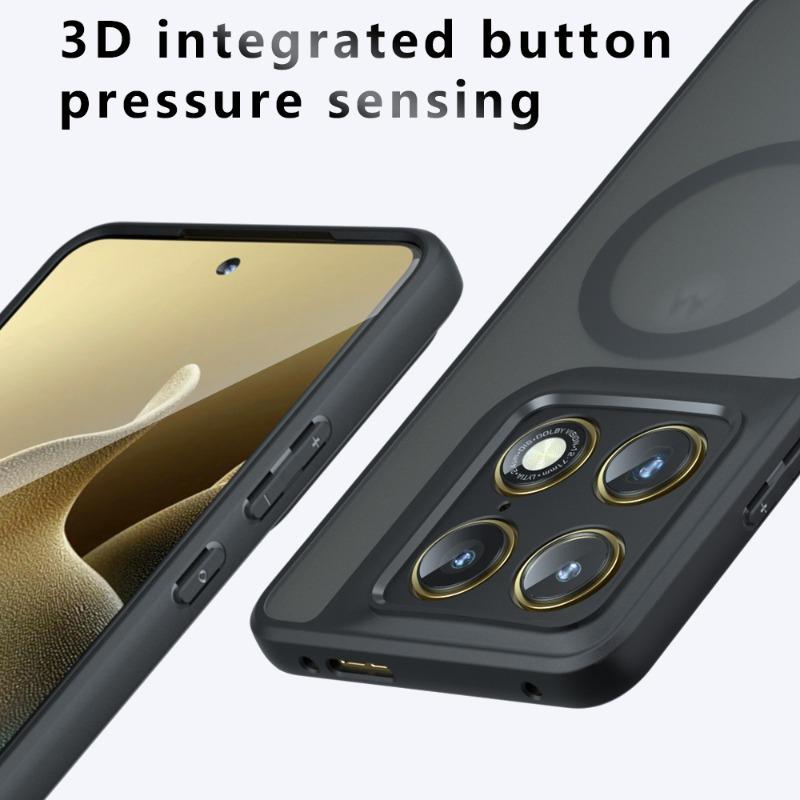 Магнитный чехол для Moto Edge70 Ultra Moto Signature Moto X70 Air Pro Магнитная защитная задняя крышка Ударопрочный бампер Coque