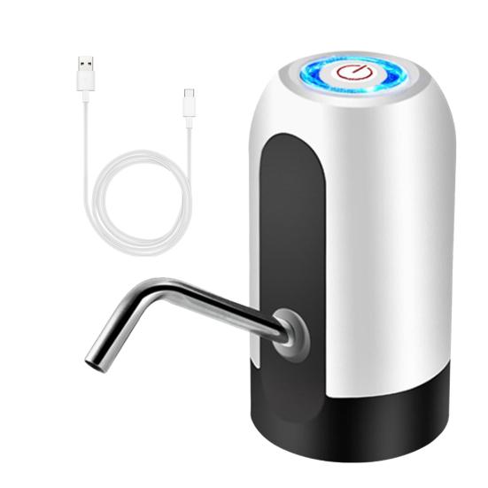 Yousheng Automatic Water Dispenser 5 Gallon Water Bottle Pump USB Rechargeable Silent Portable Electric Drinking Water Jug Pump Kitchen Supplies