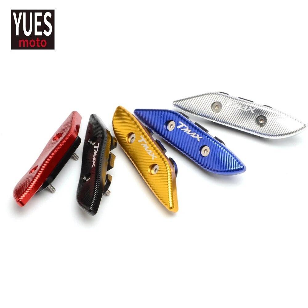 Аксессуары для мотоциклов, алюминиевая крышка с отверстием для зеркала с ЧПУ, новая крышка с логотипом для Yamaha TMAX 530 2012-2017 T MAX SX/DX 2017-