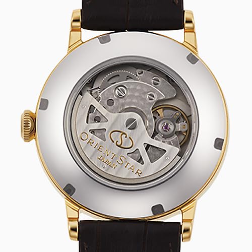 Мужские элегантные классические автоматические часы Orient Star RK-AU0001S, Сделано в Японии, с 2-летней гарантией производителя, Белые и серебристые