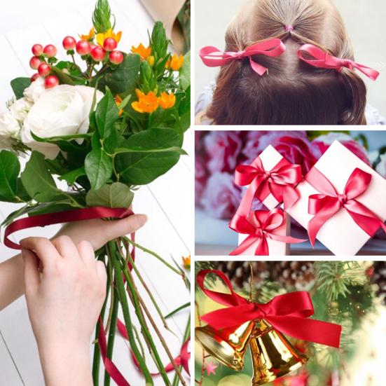 22,8 м однотонная лента шириной 2 см упаковочная лента полиэстеровая лента для торта коробки для свадебного декора букеты проекты своими руками