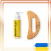 Wooden Gouache Body Scraper + Anti-cellulite Dry Oil with Ximenia