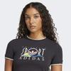 AdidaS Women S Sport Graphic Baby Tee White Jd1813