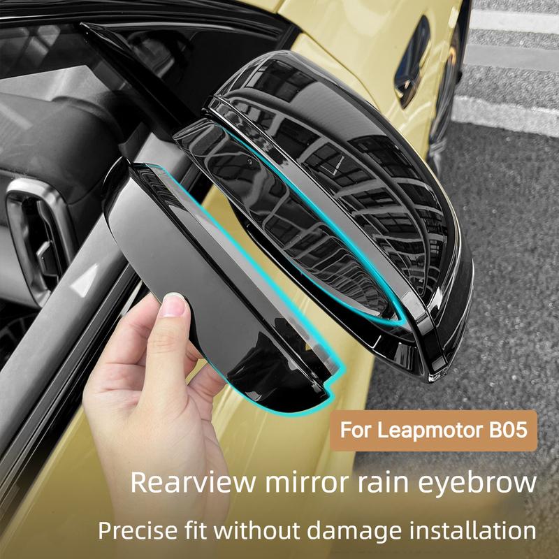 For Leapmotor B05 Lafa 5 2026 Rearview Mirror Rain Visor Rain Guard Deflector Shield Car Exterior Accessories