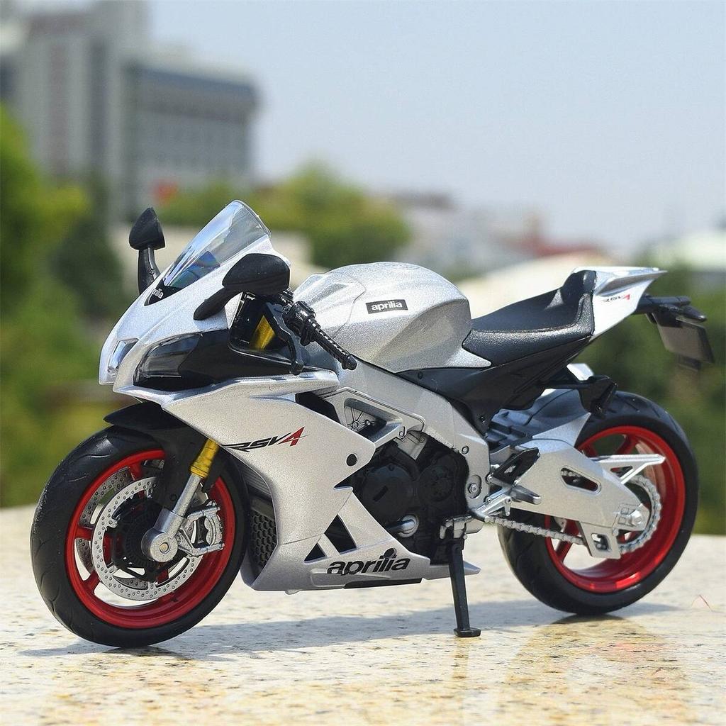 MotoGP Aprilia RSV4 RR1000 гоночный мотоцикл симулятор изысканный литой игрушечный автомобиль RMZ city 1:Модель коллекции 12 сплавов