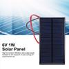 Solar Panel Solar Panel DC 6V 1W Solar Panel Cell Power Module Polycrystalline Silicon Solar Panel with 30cm Cable