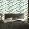 Peacock White and Green Wallpaper for Living Room and Bedroom 50x1000