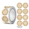 100-500pcs Kraft stickers Christmas Gift Decoration Sticker for Package Stationery stickers Festival happy decoration Seal Label