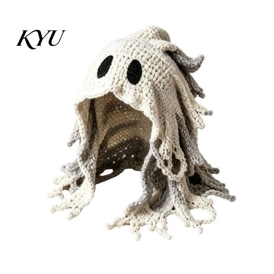 Holiday Crafting Projects Animal Hood Hat Crochet Kit, DIY Earflap Craft Supplies for Adults Cute Project Teens, Handmade Gift Yarn Crafts