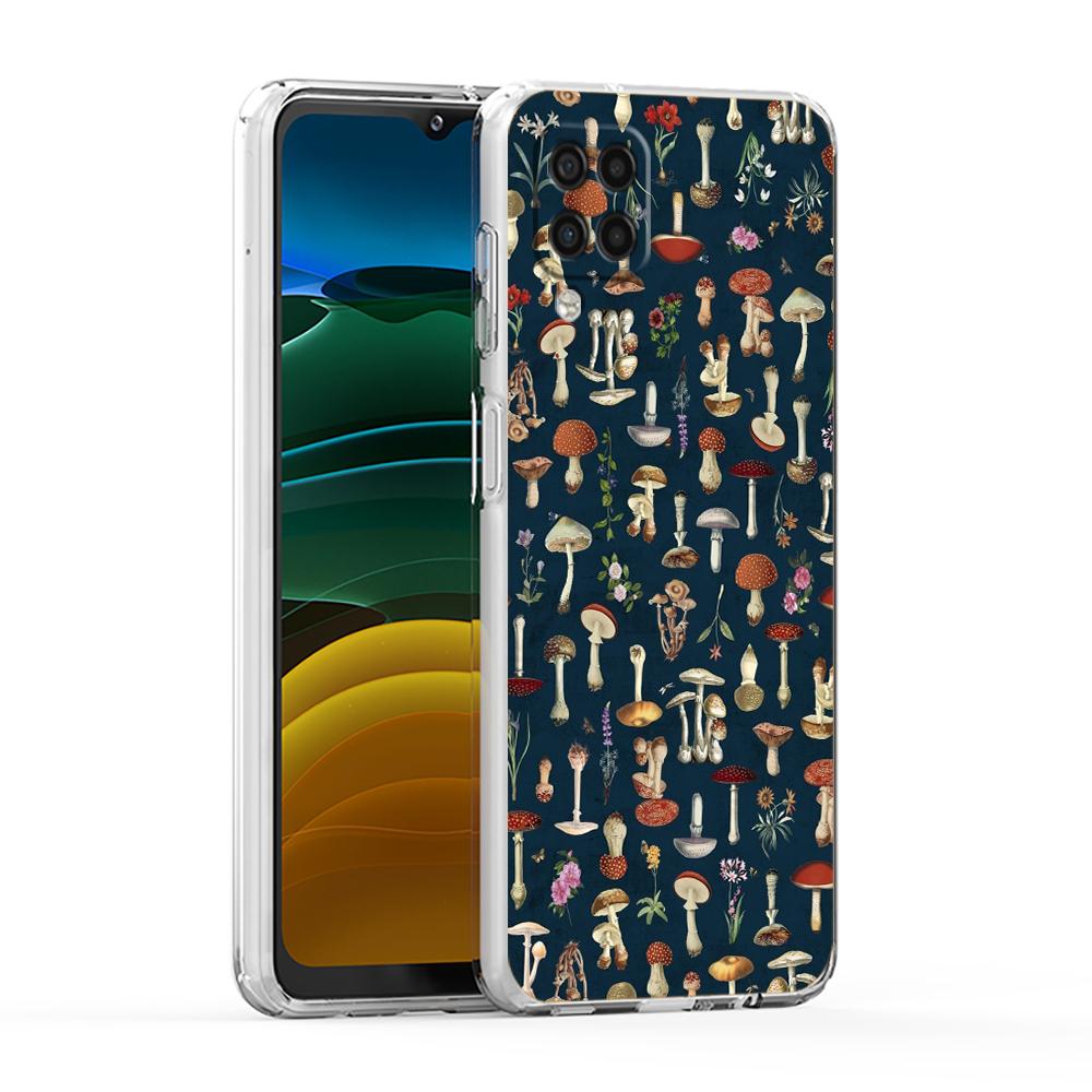 Красочный грибной мягкий чехол из ТПУ для Samsung Galaxy A25 A23 A22 A52S A52 A55 A72 A51 A71 A41 A31 A13 5G Прозрачный чехол для телефона