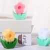 DIY Handmade Flower Aroma Candle 1PCS Home Decoration Valentine's Day Birthday Gift