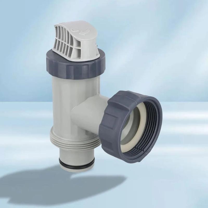 Pool Hose Plunger Valved Kit for Above Ground Swimming Pool Plunger Valved Replacement Parts for Filter Circulation