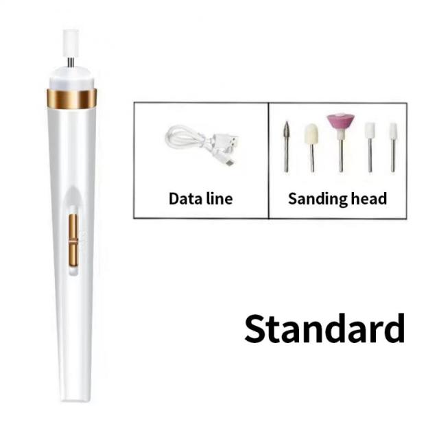 Профессиональная электрическая дрель для ногтей, набор сверл для педикюра, маникюра, набор фрез, пилочка для ногтей, 20000 об/мин, полировальное оборудование