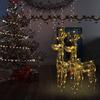 VidaXL 2x Christmas Reindeer Decorations Christmas Ornament Luminous Reindeer Party Decoration Home Garden Indoor 60x16x100 3154369