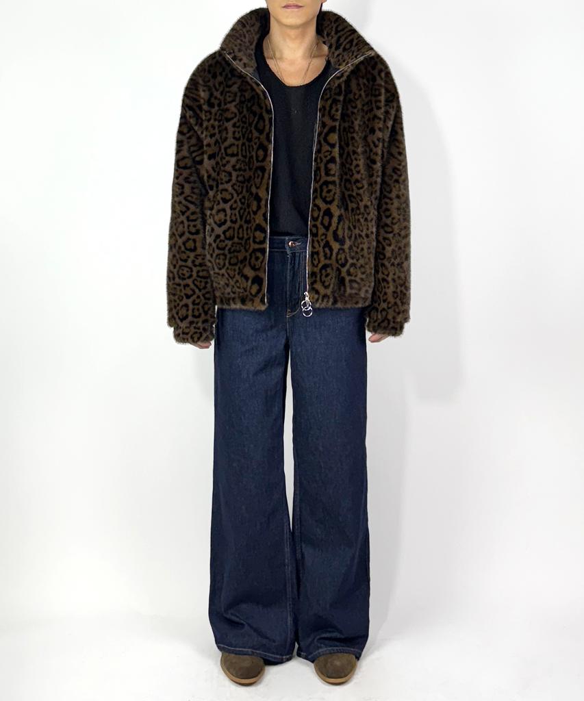 A Made Animal Over Fur Jacket (Brown)