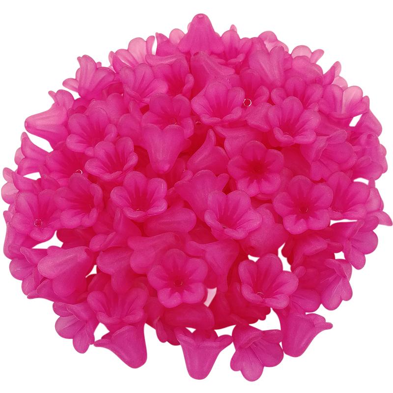 50 шт., цветные бисерные колпачки 13x10 мм, изготовление украшений своими руками, высококачественные матовые акриловые бусины-трубы